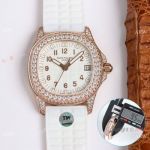 Swiss Patek Philippe Aquanaut Luce Bust Down Rose Gold watch Super clone 9015